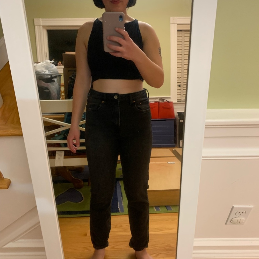 Black Uniqlo jeans in good condition